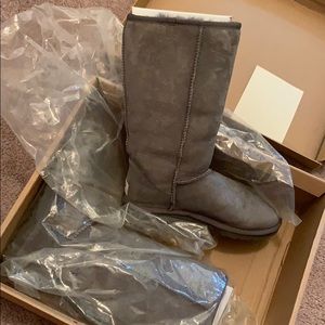 Brand new Grey Classic Tall Uggs